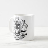 Mug Grand blason de l'Ukraine (Devant gauche)