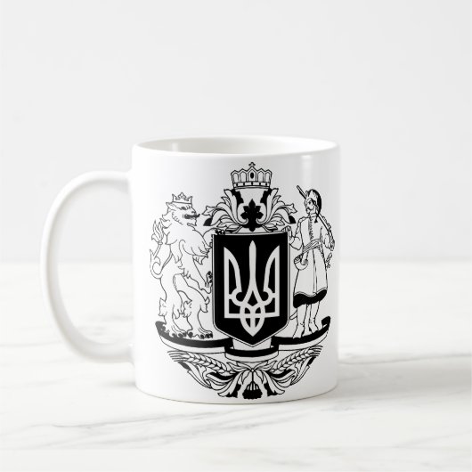 Mug Grand blason de l'Ukraine (Gauche)