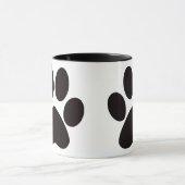 Mug Grand café Empreinte de patte (Centre)