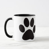 Mug Grand café Empreinte de patte (Gauche)
