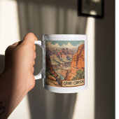 Mug Grand Canyon Retro Design de voyage