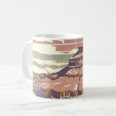 Mug Grand Canyon Western Graphic Art American (Devant gauche)