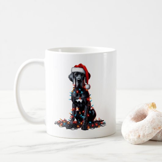 Mug Grand Chien Danse Chien Chien Chien Chien Chien No (Avec donut)