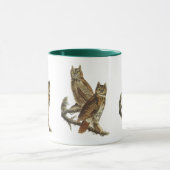 Mug : Grand Chouette à la corne par John James Aud (Centre)
