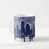 Mug Grand City Night Lights cityscape skyline (Devant gauche)
