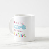 Mug Grand coeur : Conseiller : Mentor : Professeur (Devant gauche)