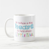 Mug Grand coeur : Conseiller : Mentor : Professeur (Gauche)