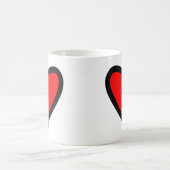 Mug Grand coeur rouge (Centre)
