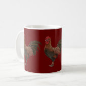 Mug Grand coq rouge (Devant gauche)
