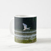 Mug Grand croustillant blanc d'aigrettes (Devant gauche)