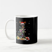 Mug Grand Danse Noël Santa Hat Fairy Lights Pyjama (Gauche)