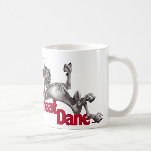 Mug Grand Danse Posé en noir (Droite)