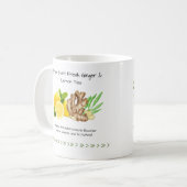 Mug Grand Début Citron frais et thé au gingembre Recet (Devant gauche)