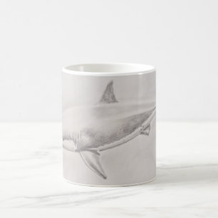 Mug Grand dessin de requin blanc