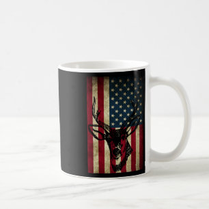 Mug Grand Drapeau Américain Patriotique Deer Chasse Ca