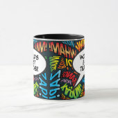 Mug Grand enseignant amusant Retro Comic Livre Pop Art (Centre)