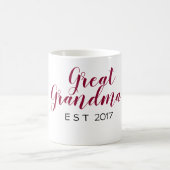Mug grand est de grand-maman (Centre)