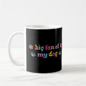 Mug Grand fan de mon chien (Gauche)