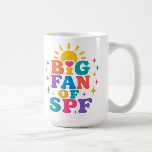 Mug Grand fan de protection solaire SPF pour l'été