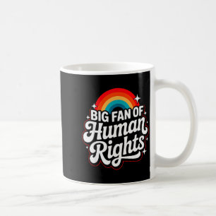 Mug Grand fan des droits de l'homme manifestation arc-