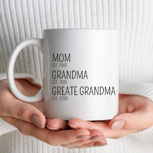 Mug Grand Grand-Mère Nouveau-Né Maman Pour Être De Nou
