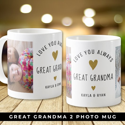 Mug Grand grand-mère petits-enfants amour 2 photo Coll