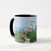 Mug Grand héron bleu (Devant gauche)