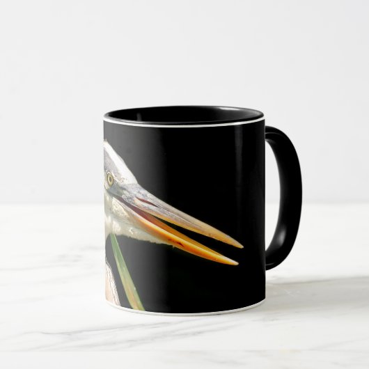 Mug Grand héron bleu (Devant droit)