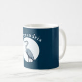 Mug Grand Héron bleu (Devant droit)