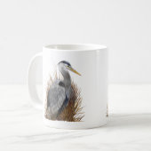 Mug Grand Héron Bleu (Devant gauche)