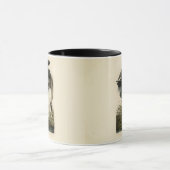 Mug Grand Héron bleu d'Audubon Marais Oiseau (Centre)