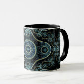 Mug Grand Julian Fractal Mandala Art (Devant droit)