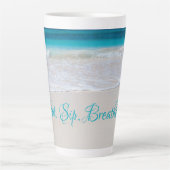 Mug Grand Latte Citation Bord de Mer (Devant)