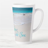 Mug Grand Latte Citation Plage Maritime (Droite)