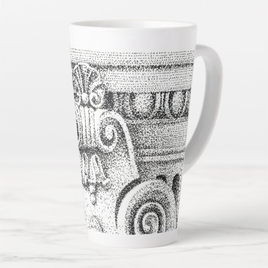 Mug Grand Latte ŒUF & FLÈCHE (Angle droit)