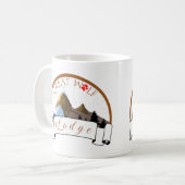 MUG GRAND LODGE DE LODGE WOLF (Devant gauche)