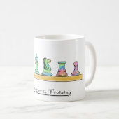 Mug Grand maître dans l'entraînement aux échecs (Devant droit)