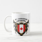 Mug Grand-maman canadienne du numéro un (Gauche)