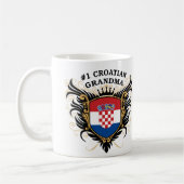 Mug Grand-maman croate du numéro un (Gauche)