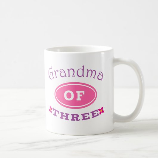Mug Grand-maman de 3 (Droite)