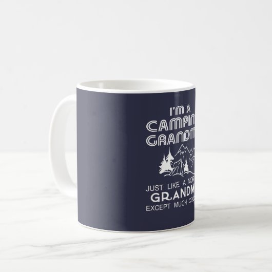 Mug Grand-maman de camping (Devant gauche)