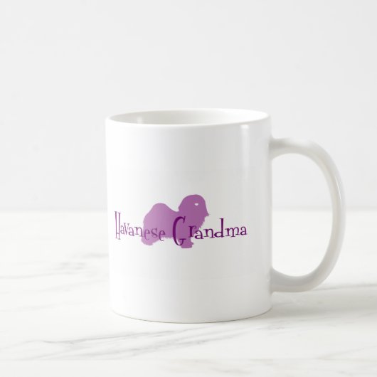 Mug Grand-maman de Havanese (Droite)