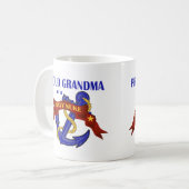 Mug Grand-maman d'une arme nucléaire de marine (Devant gauche)