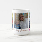 Mug Grand-maman heureuse de jour de mères avec 3 (Centre)