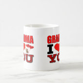 Mug Grand-maman je t'aime (Centre)
