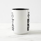 Mug Grand-maman mignonne de lunettes - la meilleure (Centre)
