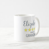 Mug Grand-mère 5 étoiles (Devant droit)