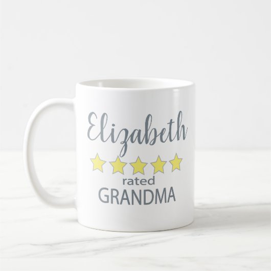 Mug Grand-mère 5 étoiles (Gauche)