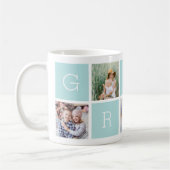 Mug Grand-mère 5 Photo Collage (Gauche)