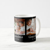 Mug Grand-mère a établi le script moderne 3 Photo (Devant droit)